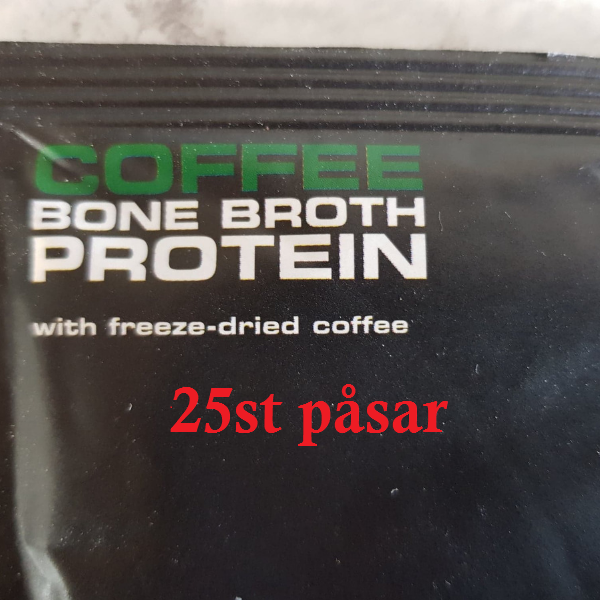 Proteinpulver Coffee Benbuljong 25 påsar